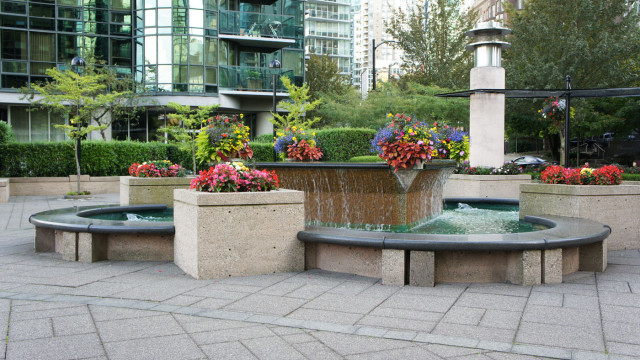 Garden and Fountain