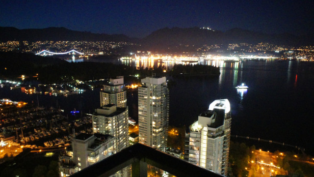 View of Coal Harbour from the Rooftop