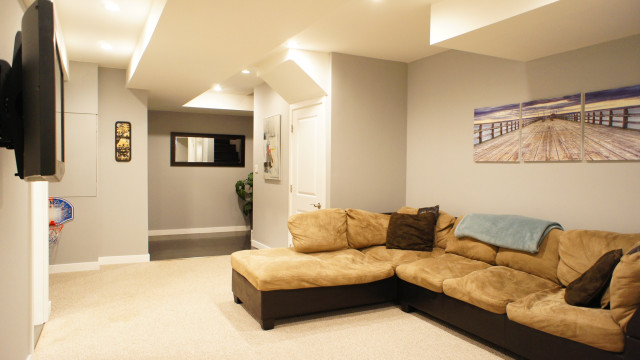 Large Recreation Room In Basement