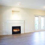 Gas Fireplace and Dining Room